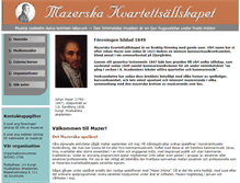 Tablet Screenshot of mazer.se
