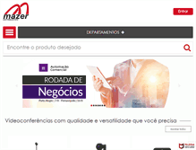 Tablet Screenshot of mazer.com.br
